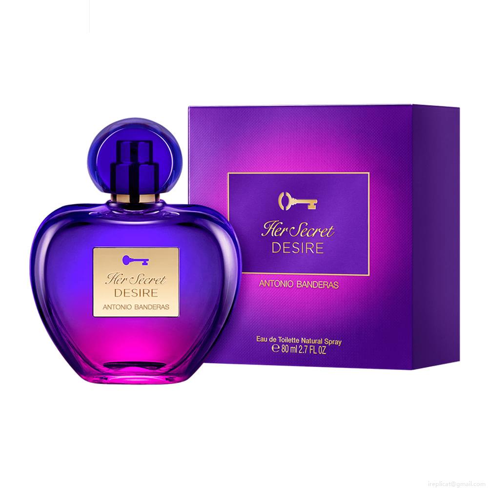 Perfume Banderas Her Secret Desire Feminino Eau de Toilette 80 ml