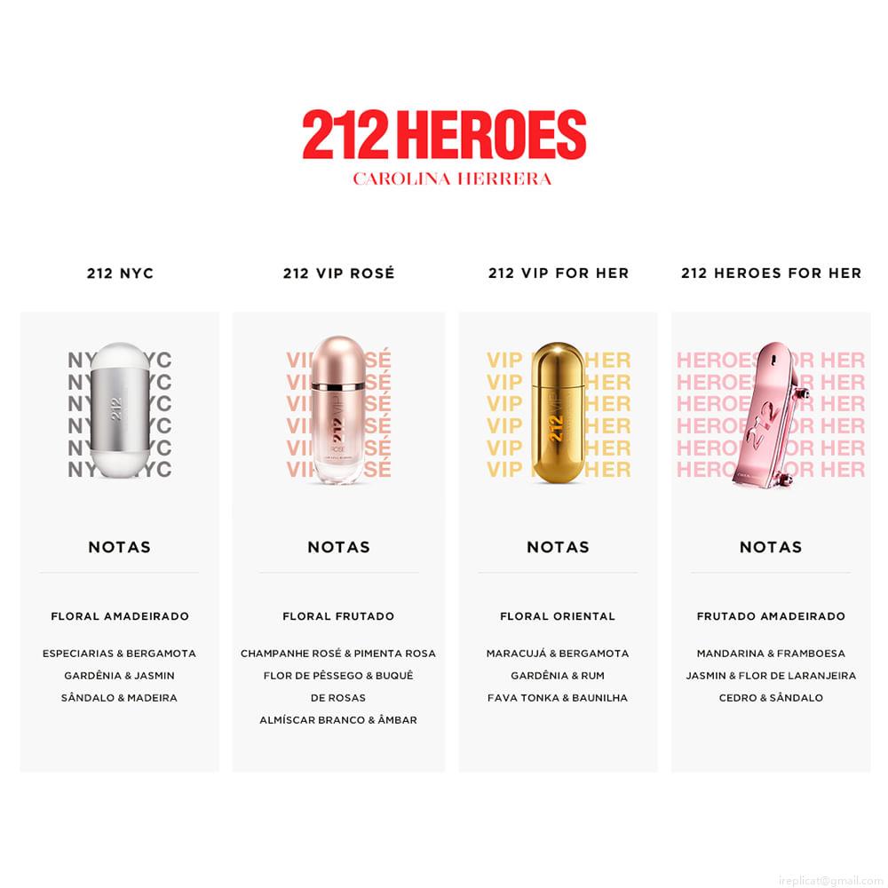 Perfume Carolina Herrera 212 Heroes Feminino Eau de Parfum 80 ml