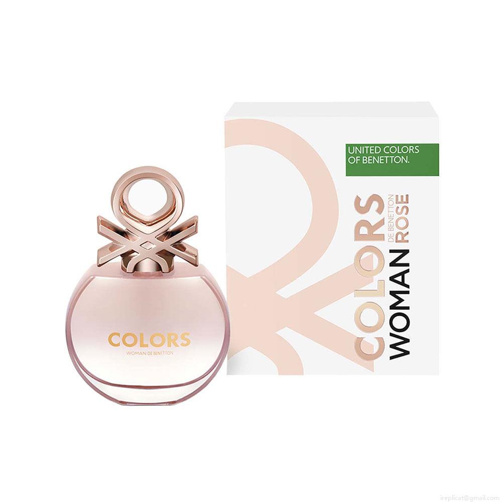 Perfume Benetton Colors Woman Rose Feminino Eau de Toilette 50 ml