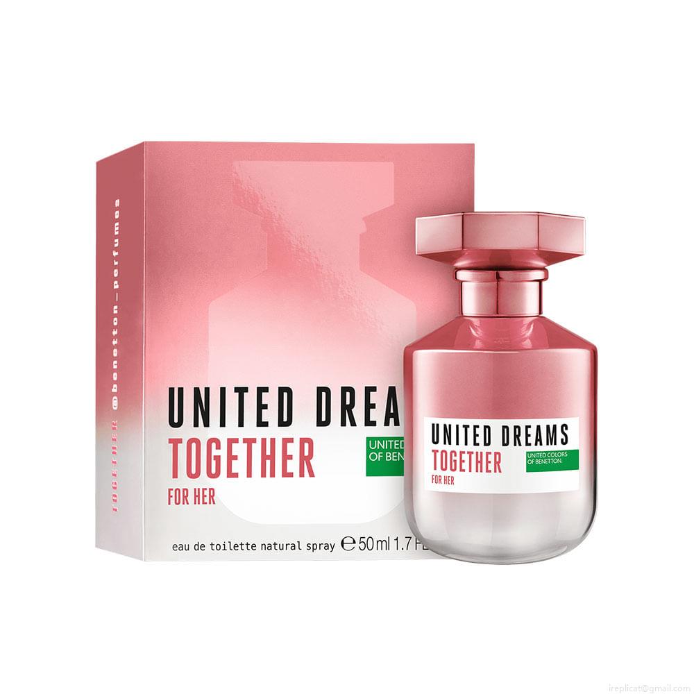 Perfume Benetton United Dreams Together Her Feminino Eau de Toilette 50 ml