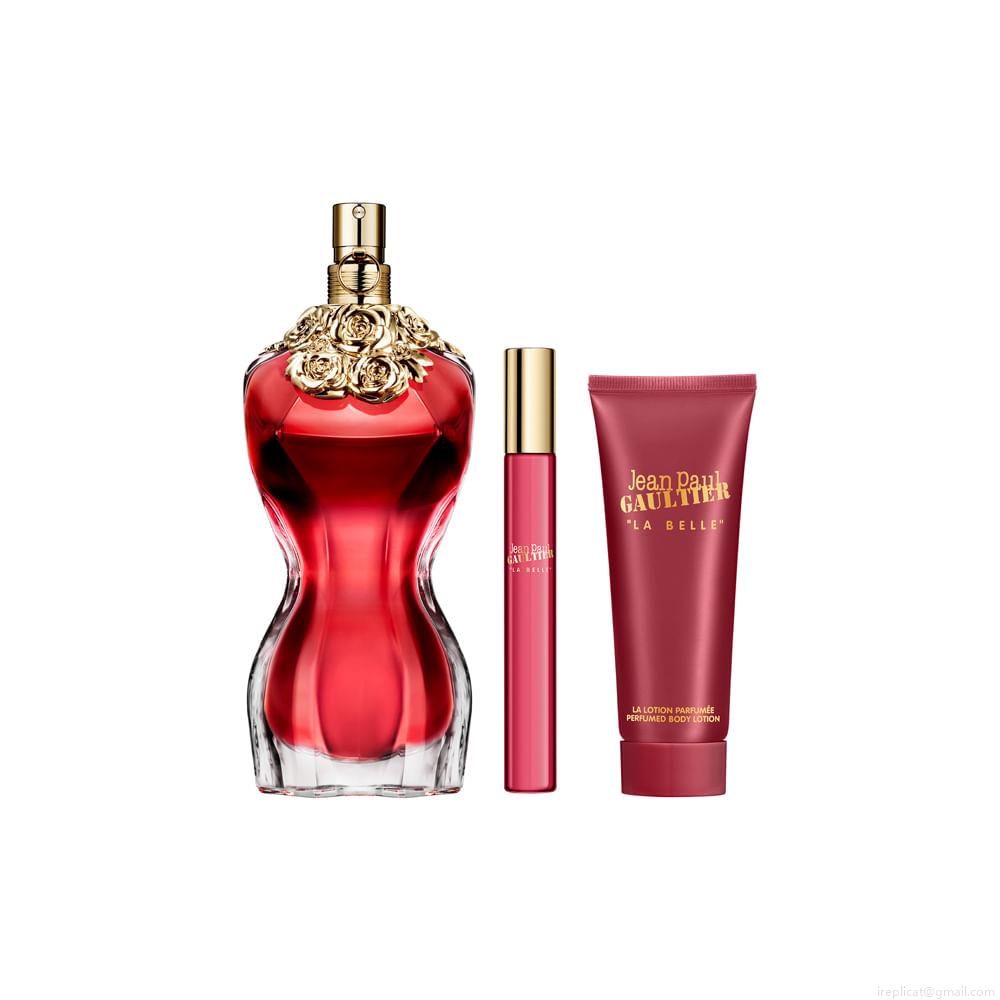 Kit Perfume Jean Paul Gaultier La Belle Feminino Eau de Parfum 100 ml + Loção Corporal 75 ml + Miniatura 10 ml