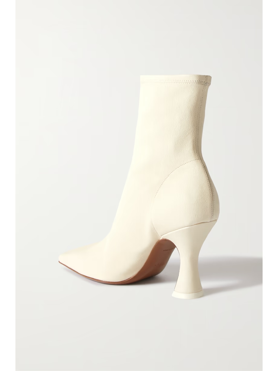 Ran stretch-leather ankle boots