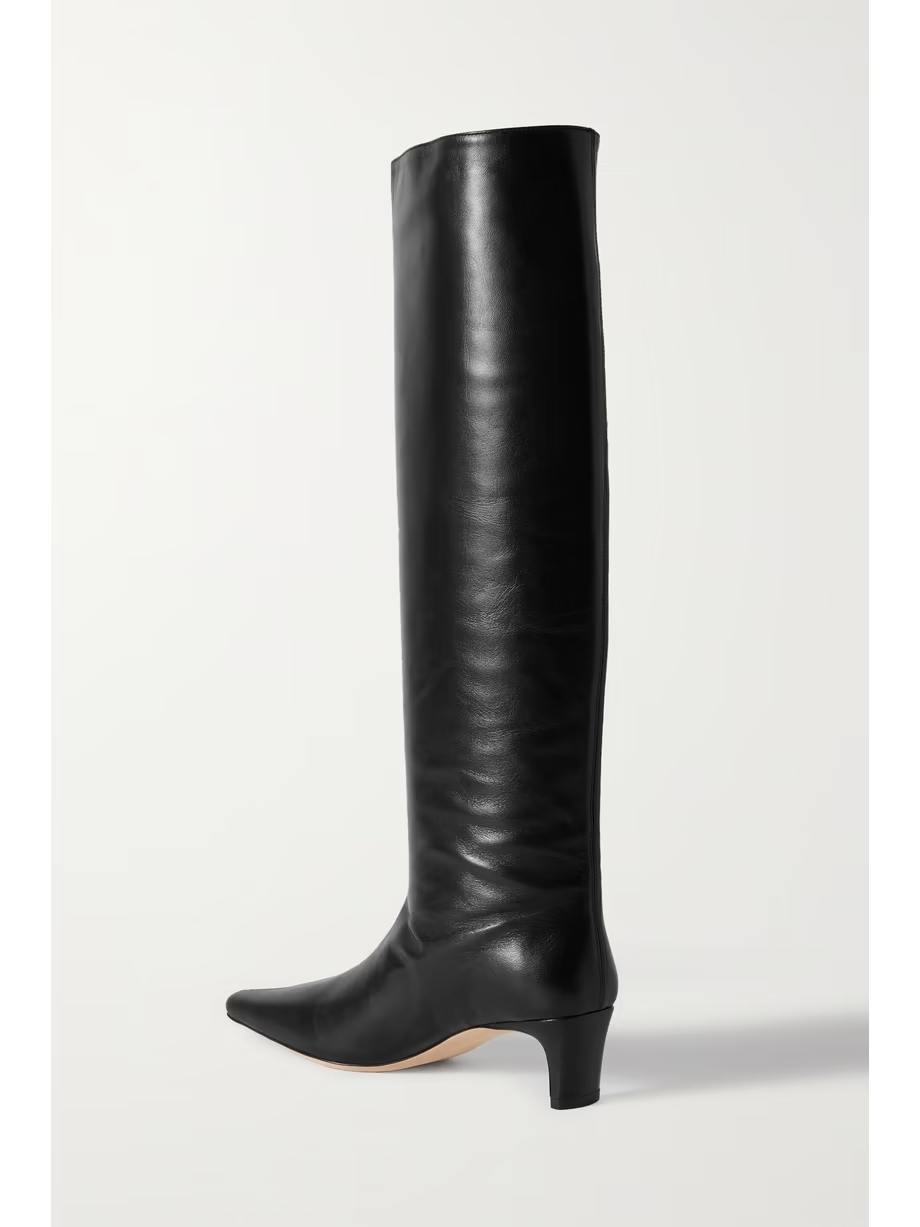 Wally leather knee boots