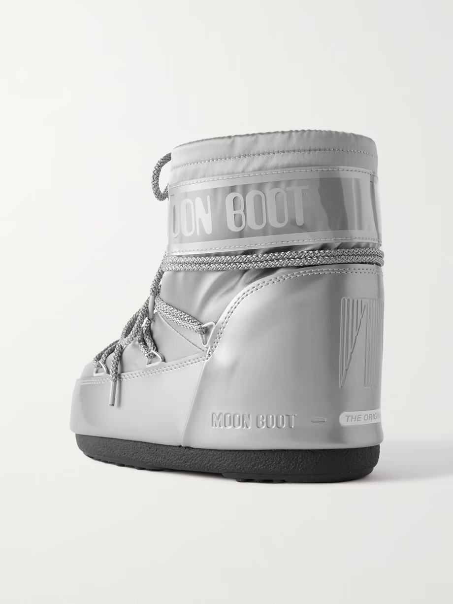 Icon Low Glance shell and PVC snow boots