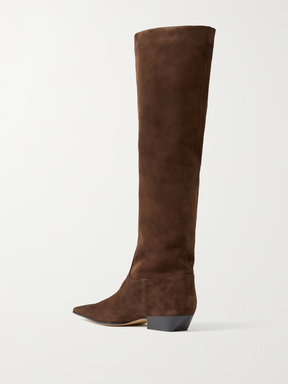 Marfa suede knee boots