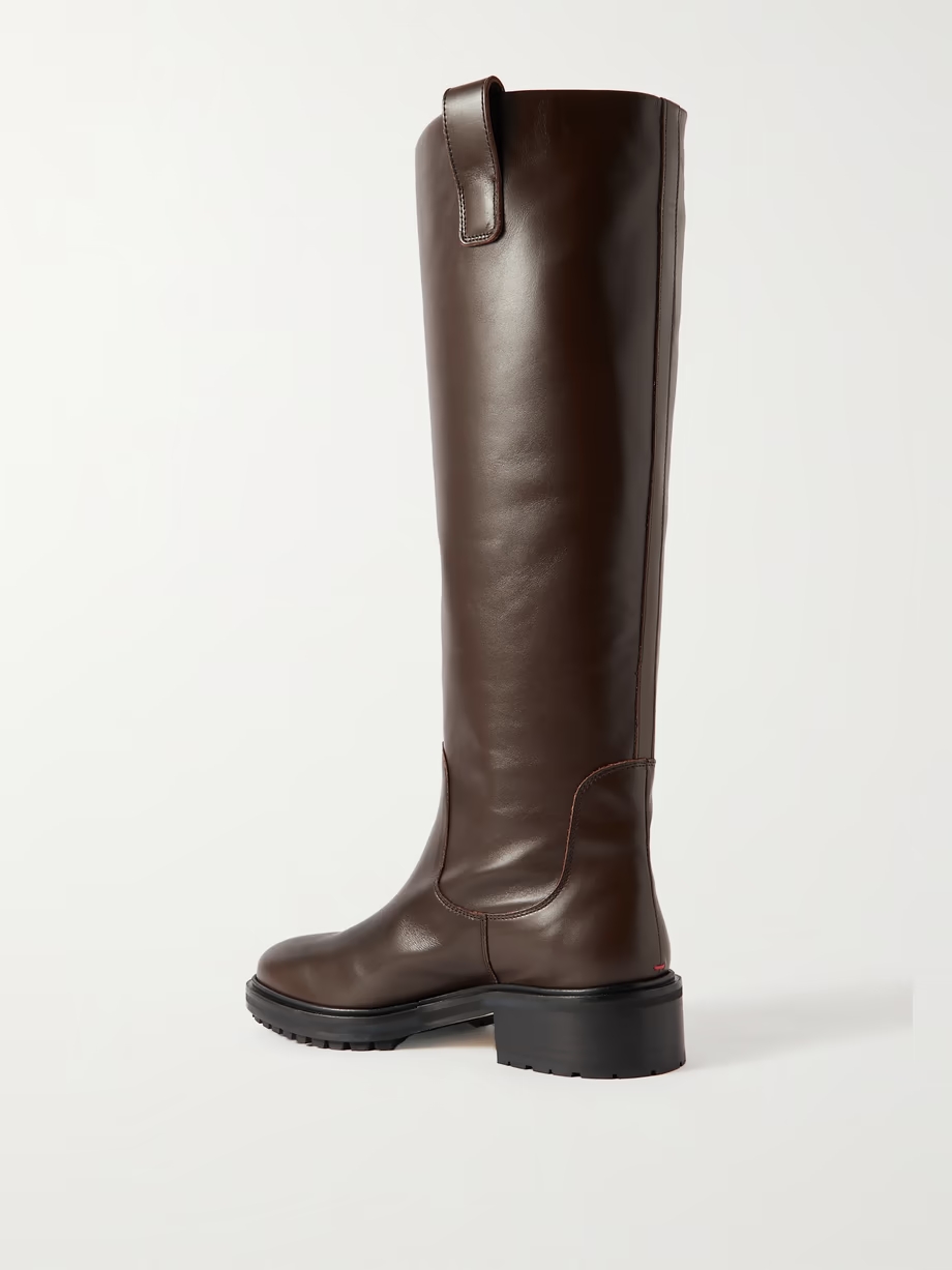 Henry leather knee boots