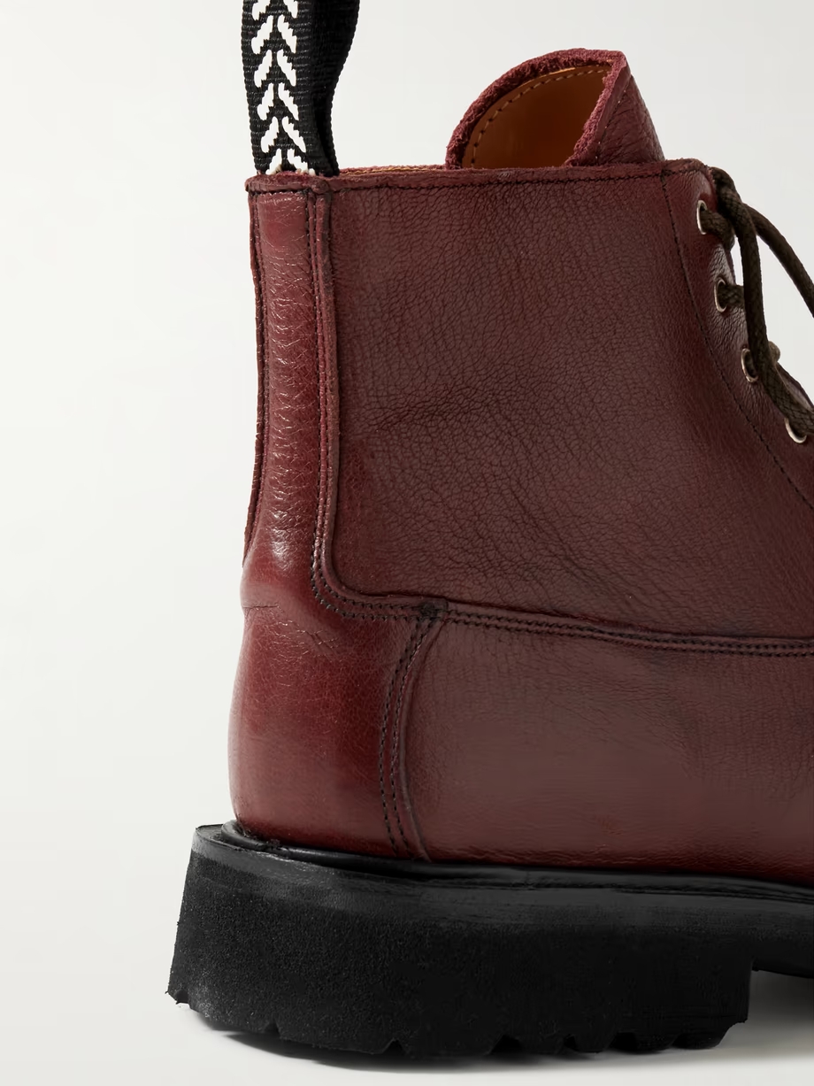 + Tricker’s Camilla textured-leather ankle boots