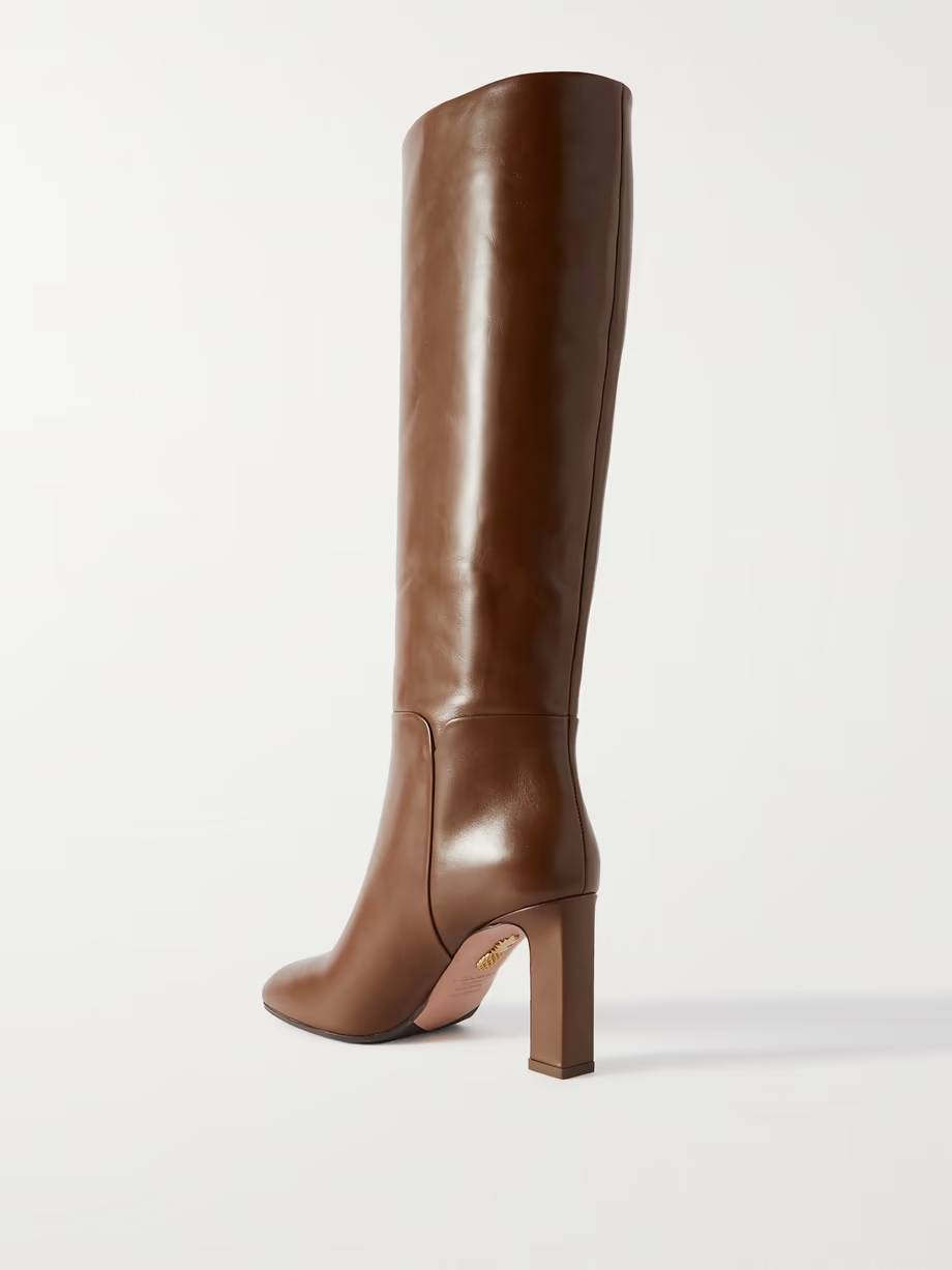 Sellier 85 leather knee boots