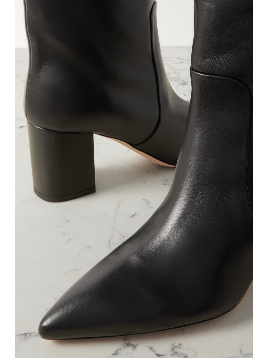 Anja leather knee boot