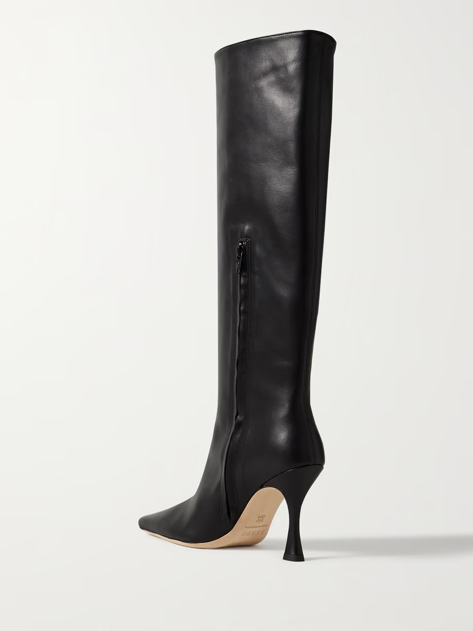 Cami leather knee boots