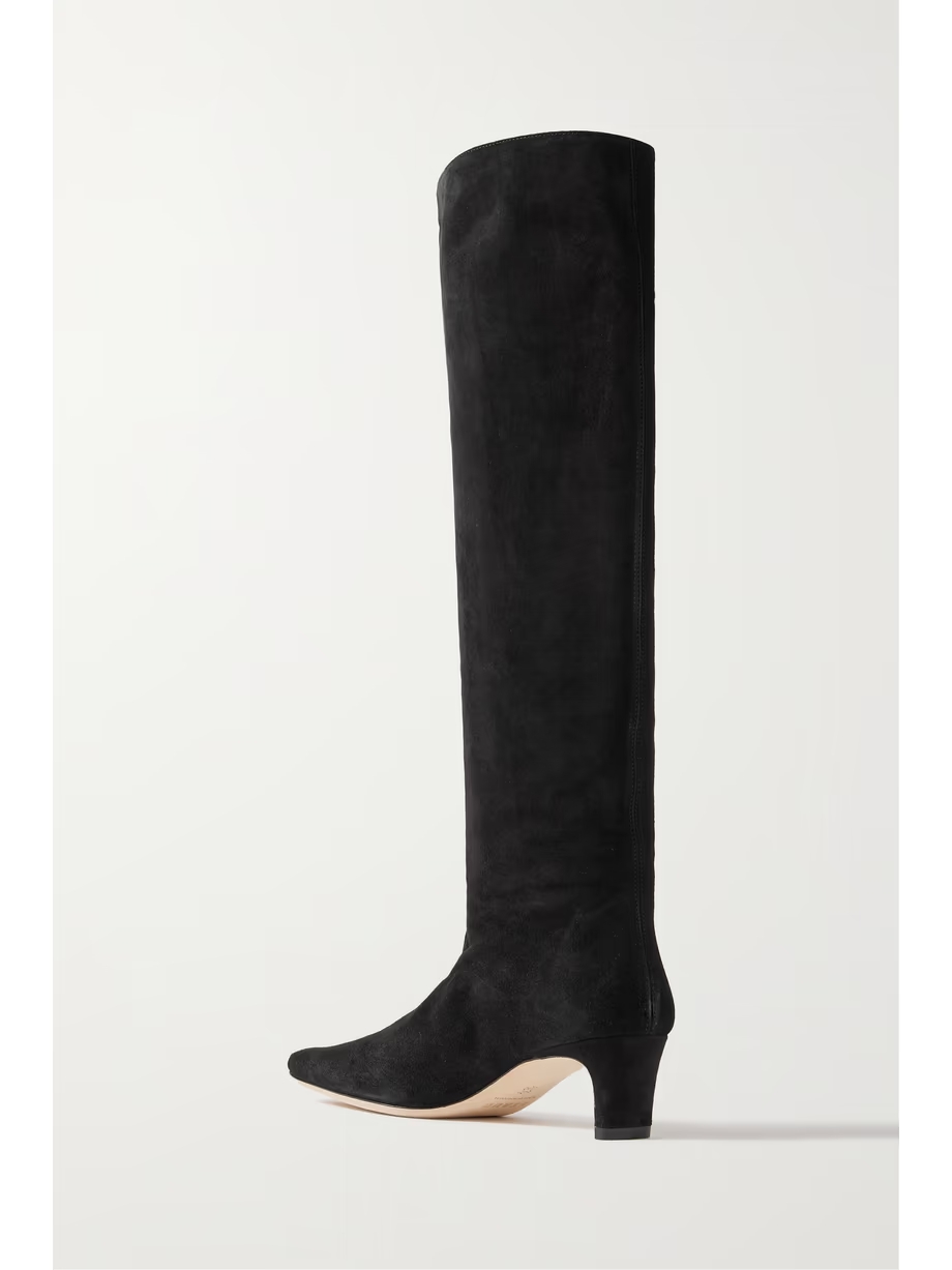 Wally suede knee boots