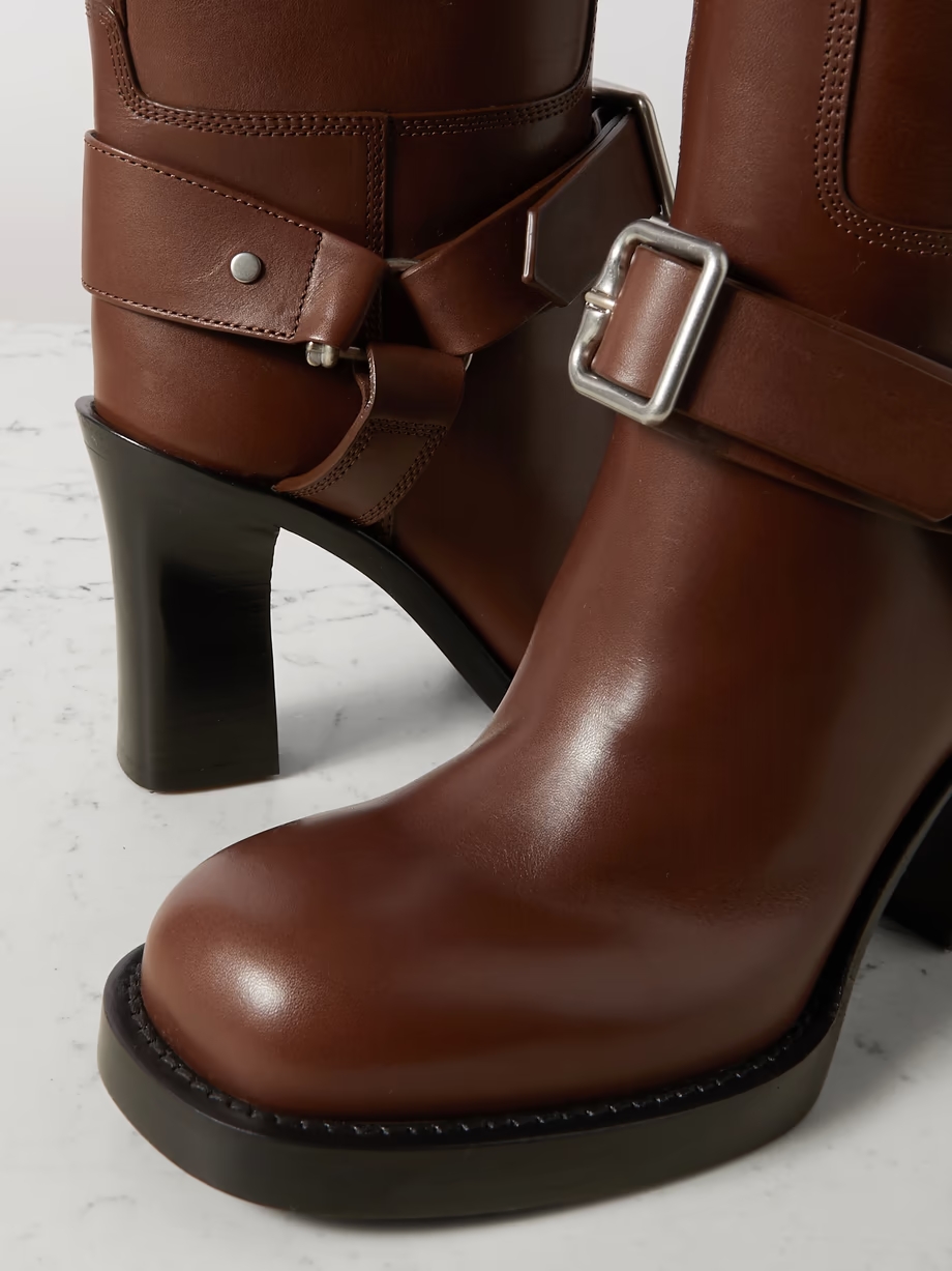 Le Stirrup leather boots