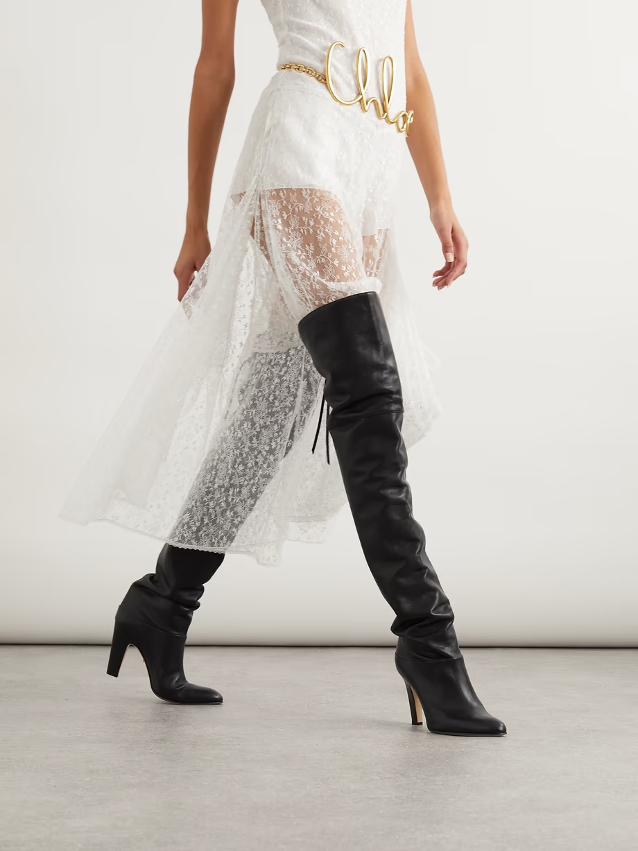 Eve leather over-the-knee boots