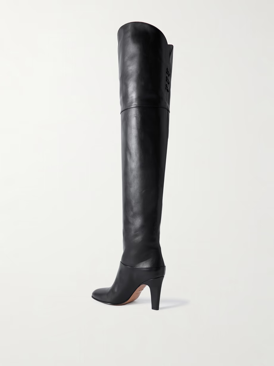 Eve leather over-the-knee boots