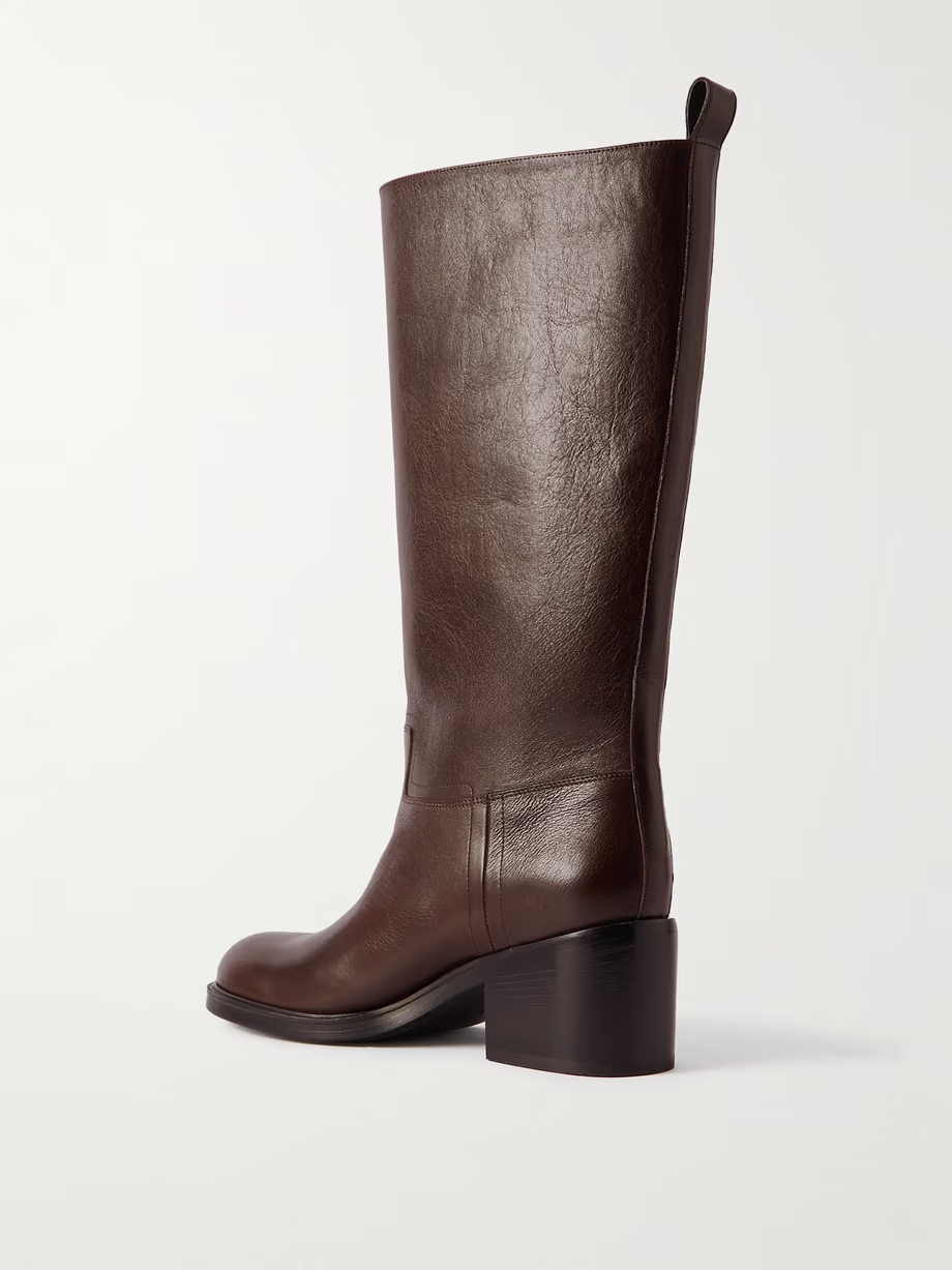 Grena leather knee boots