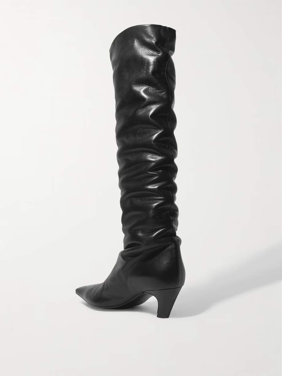 Davis leather knee boots