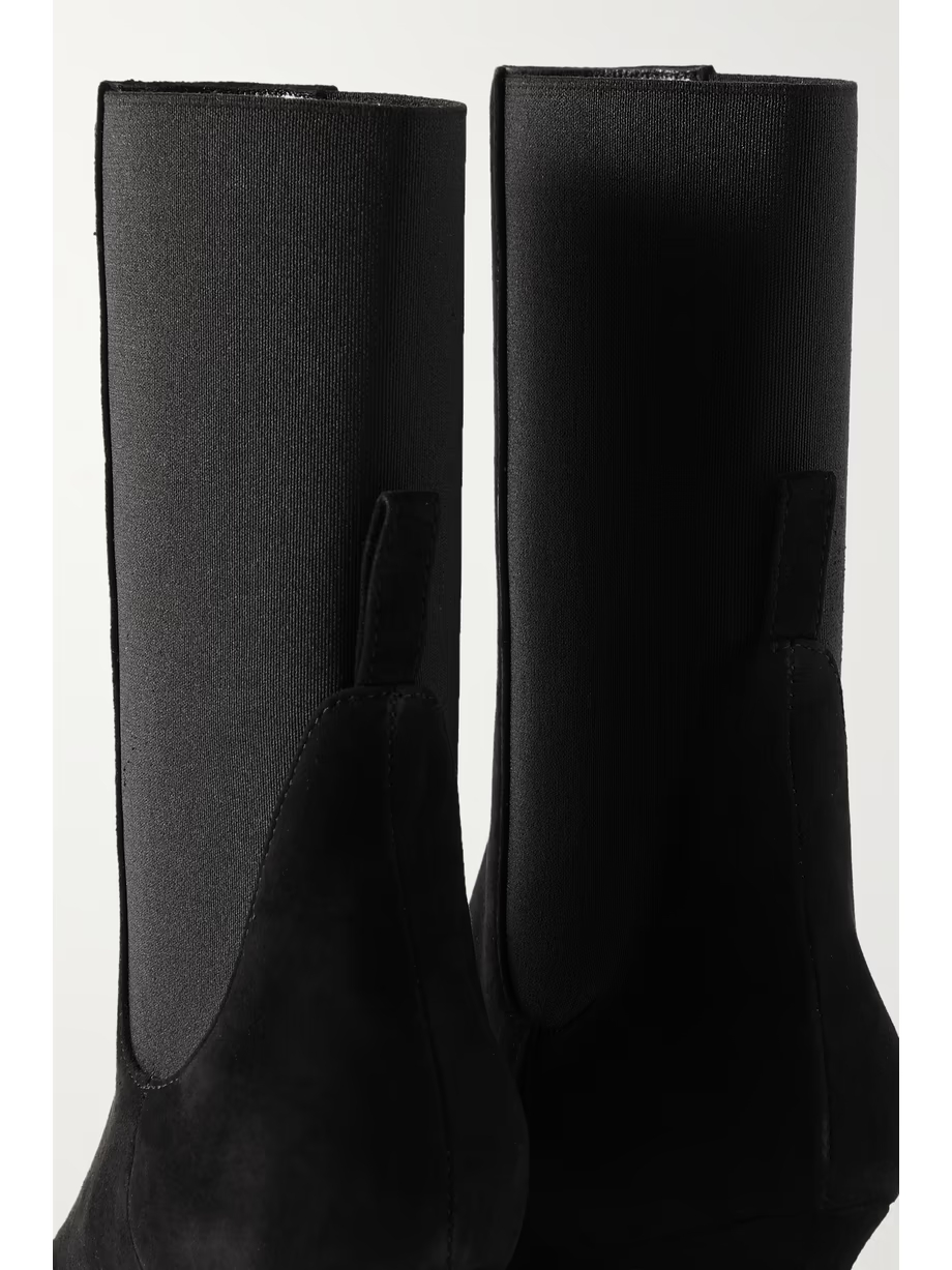 The Mid Heel suede Chelsea boots