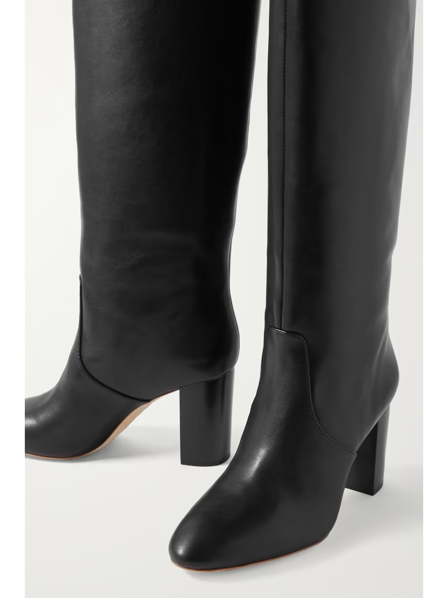 + NET SUSTAIN Goldy leather knee boots