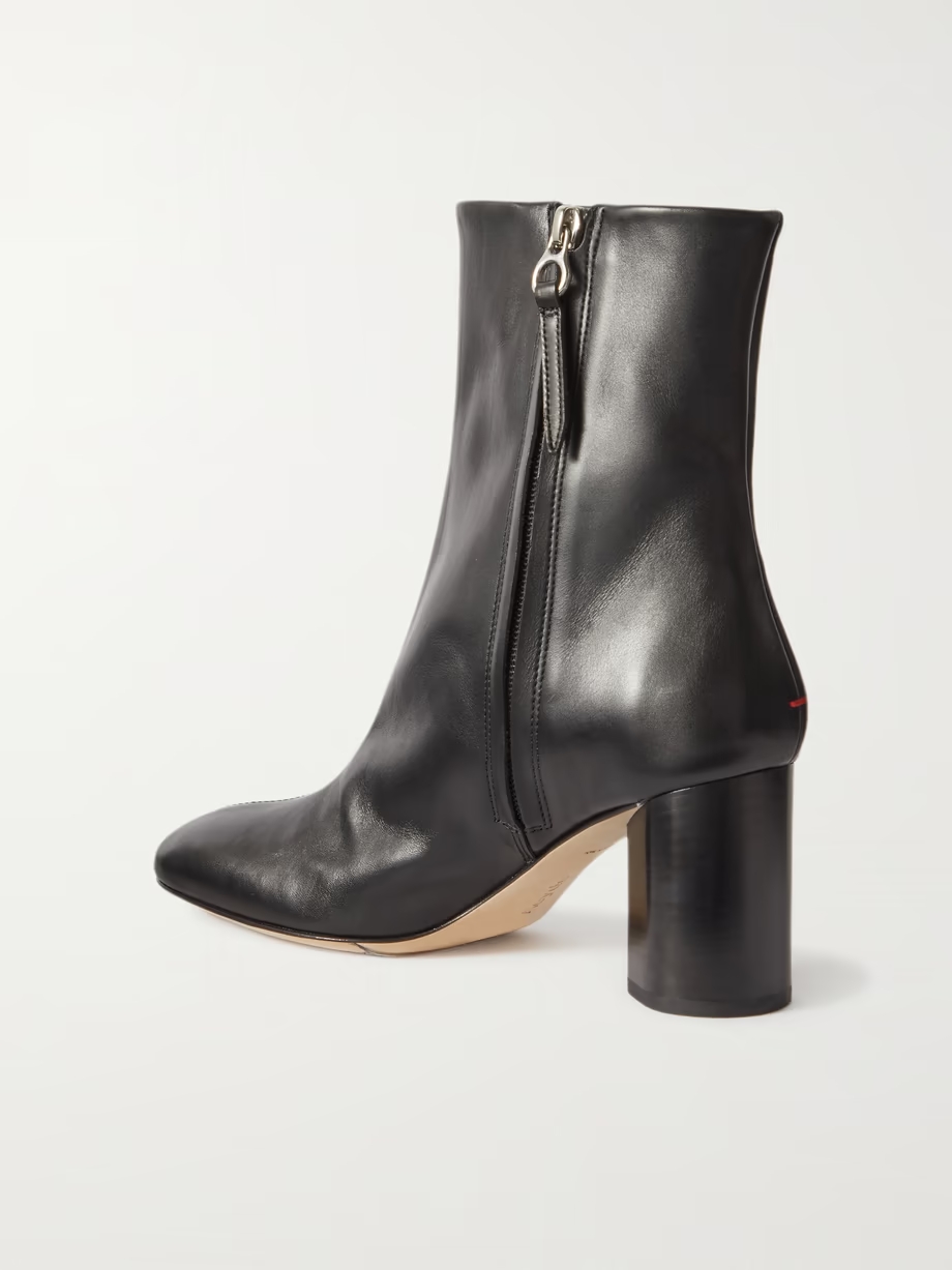 Alena leather ankle boots