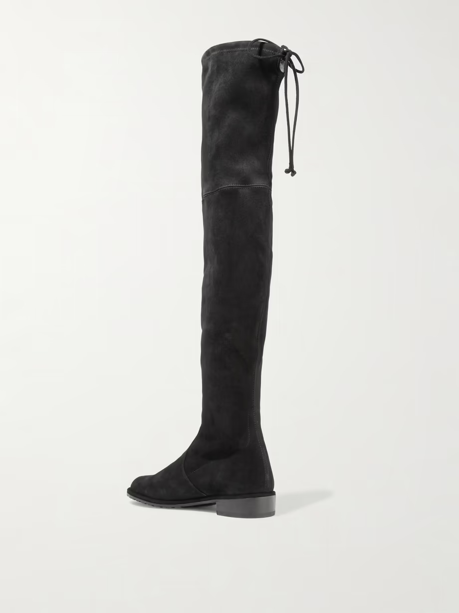 Lowland suede over-the-knee boots