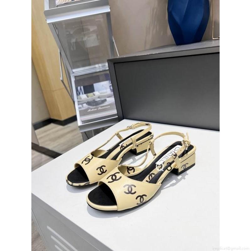 Chanel Chanel sandals woman Ts Chanel colors 071522 sz35-40QM