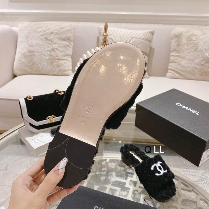 Chanel Chanel slippers woman Ts Chanel sz35-40 3C LL1212