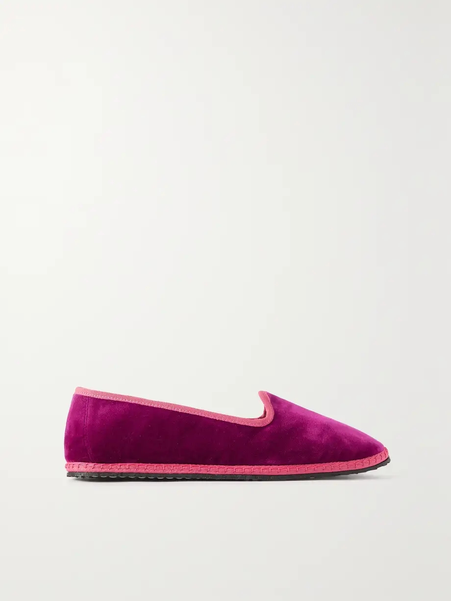 Velvet slippers