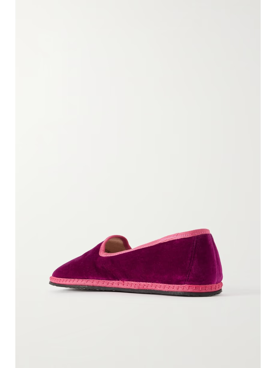 Velvet slippers