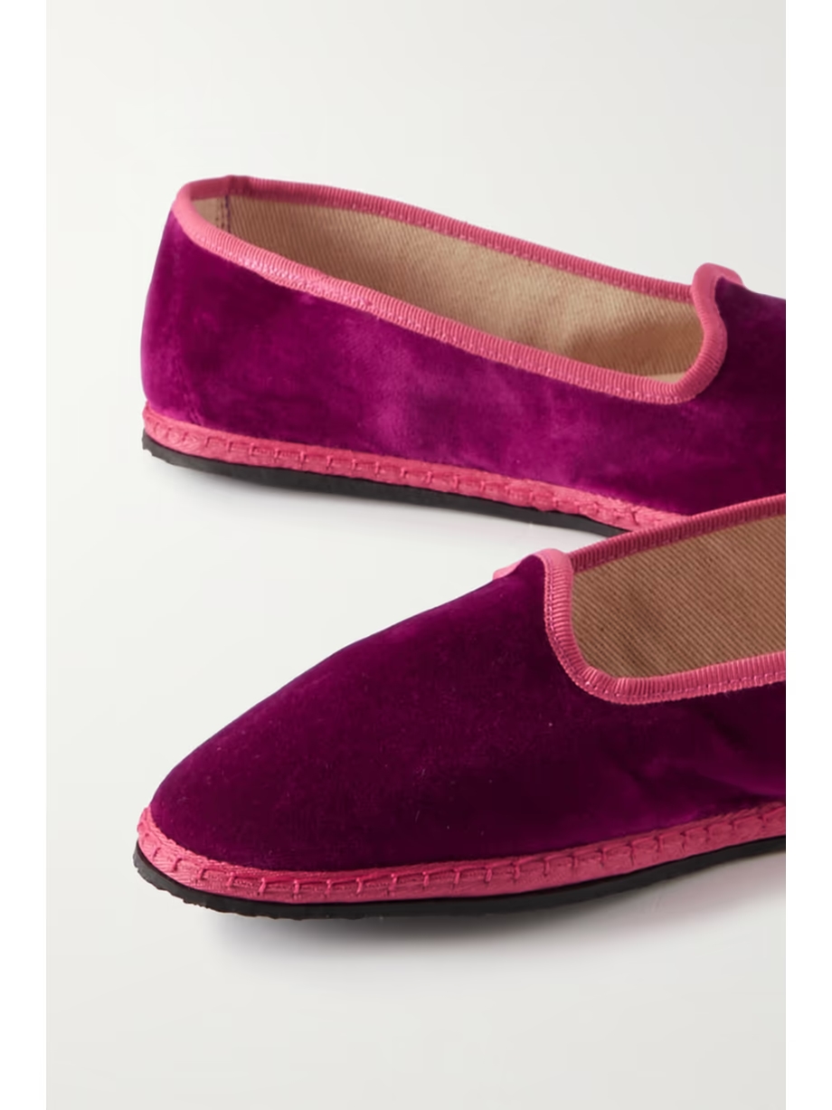 Velvet slippers