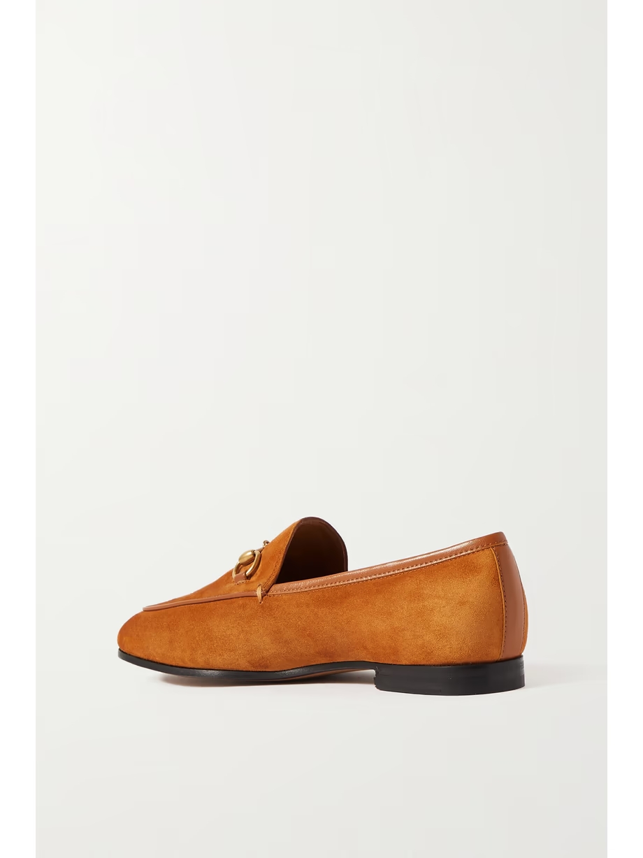 Jordaan horsebit-detailed suede loafers