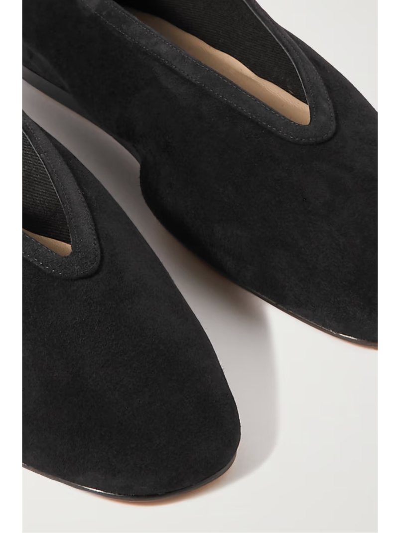 Luna suede ballet flats