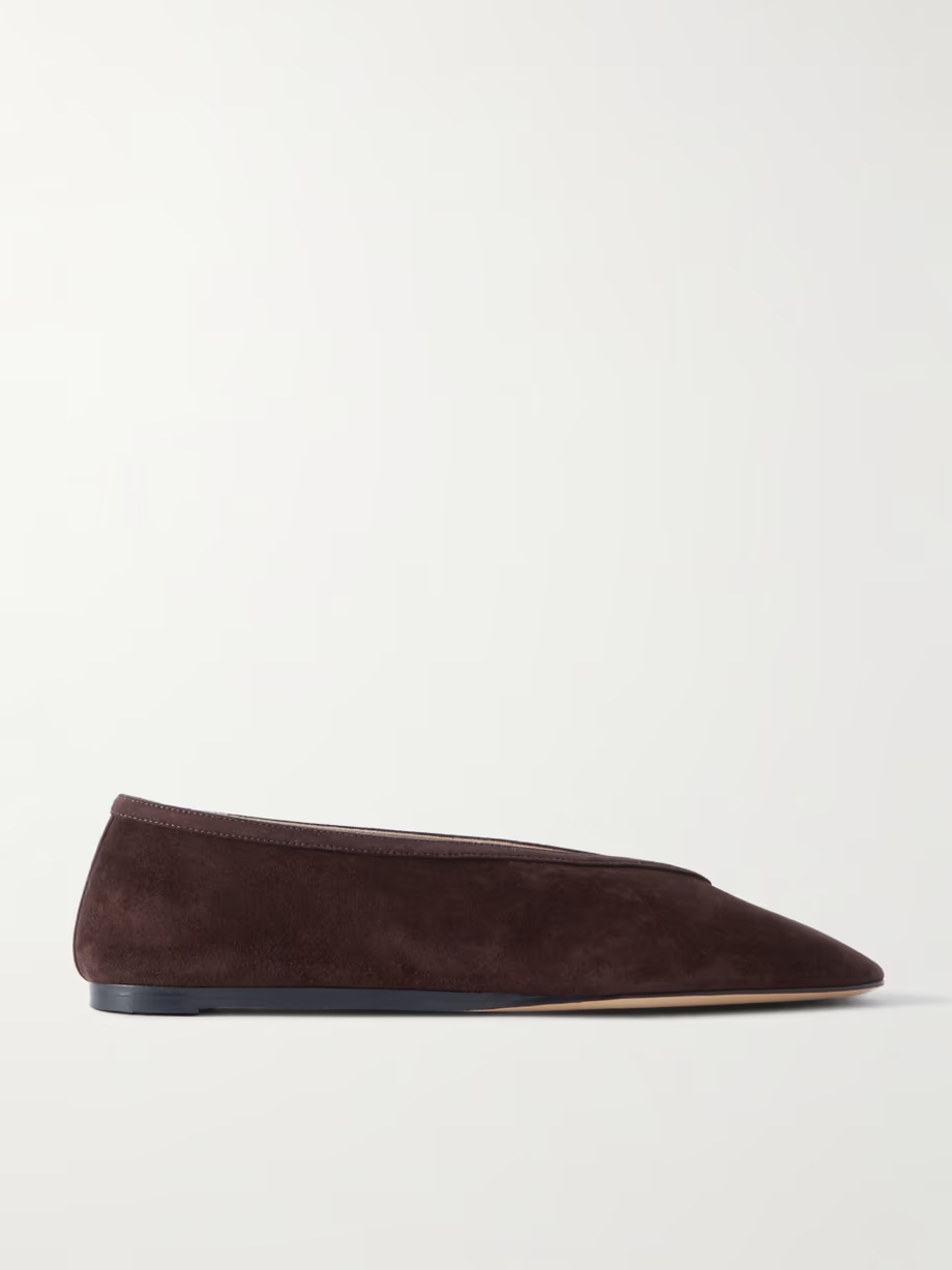 Luna suede ballet flats