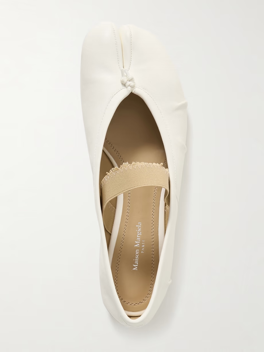 Tabi split-toe leather ballet flats