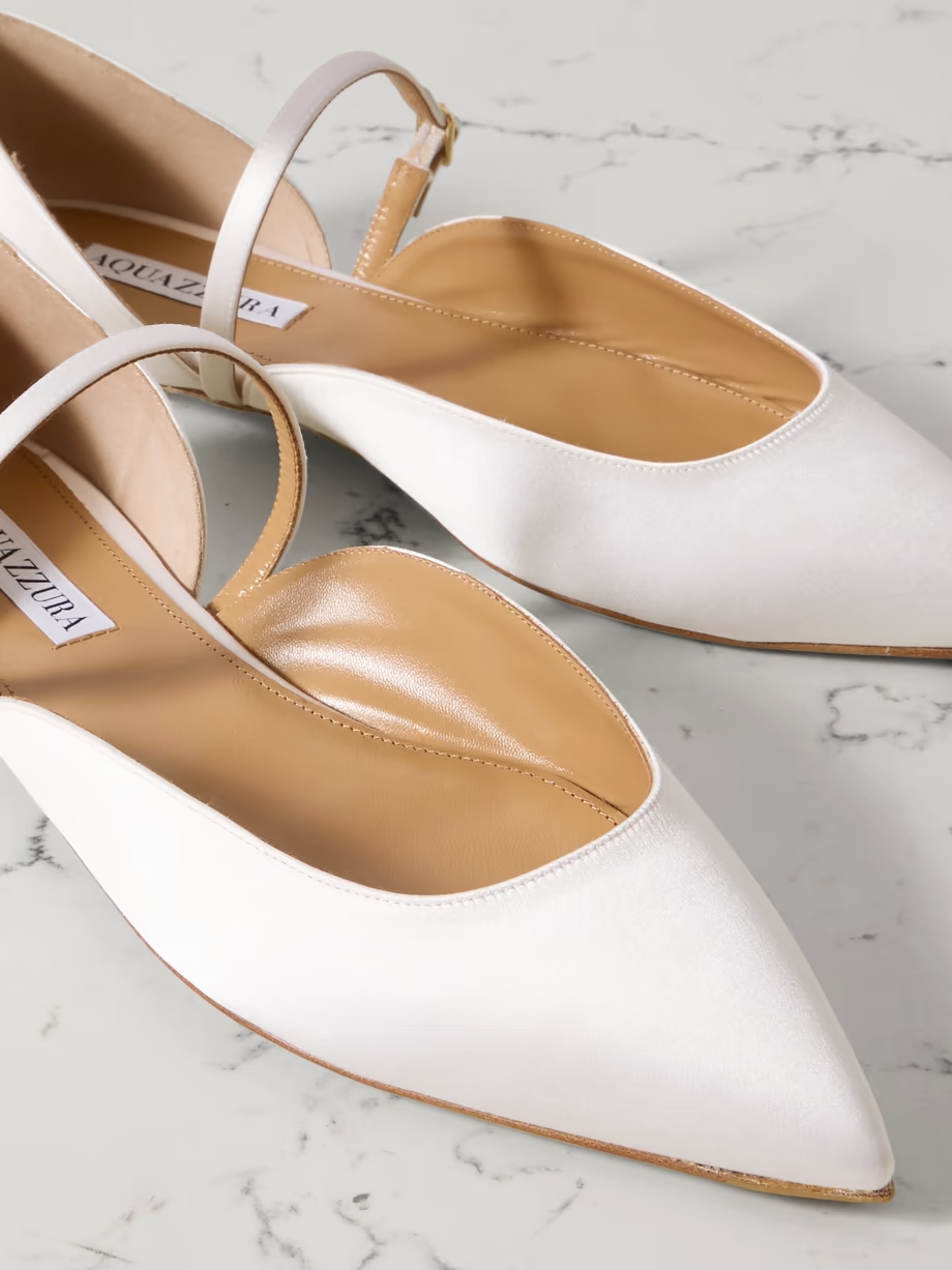 Bellezza satin ballet flats