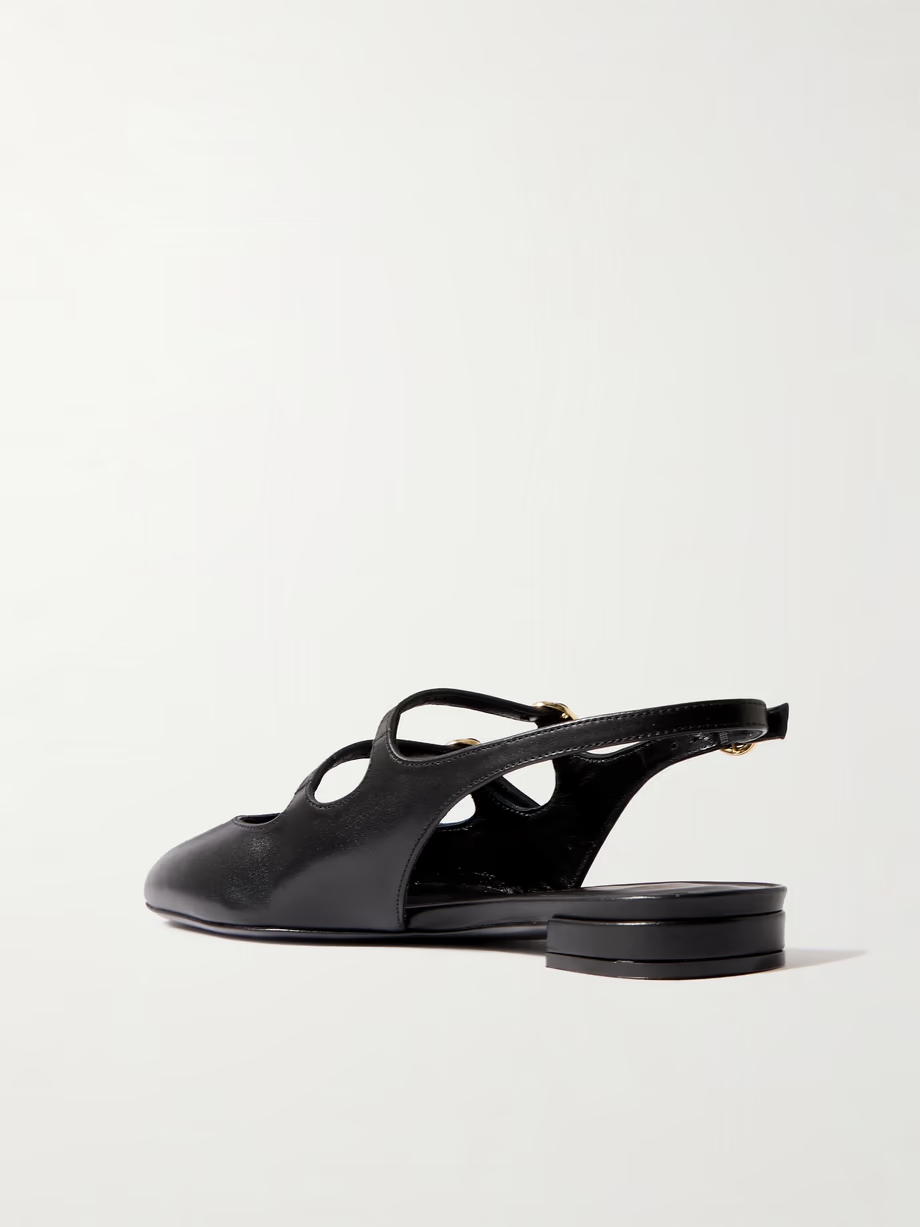 Benni leather slingback Mary Jane ballet flats