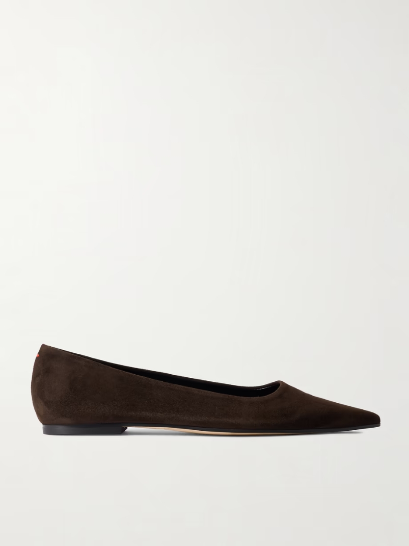 Cassy suede ballet flats