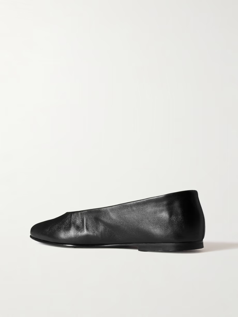 Darcy leather ballet flats