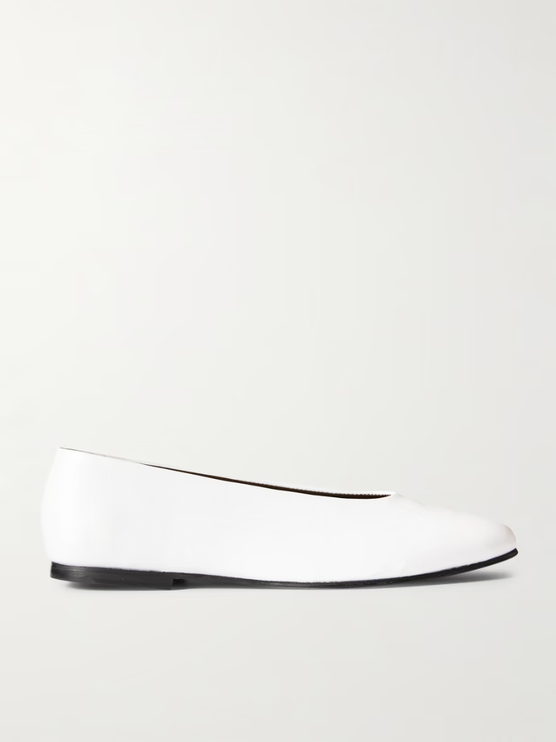 Darcy leather ballet flats