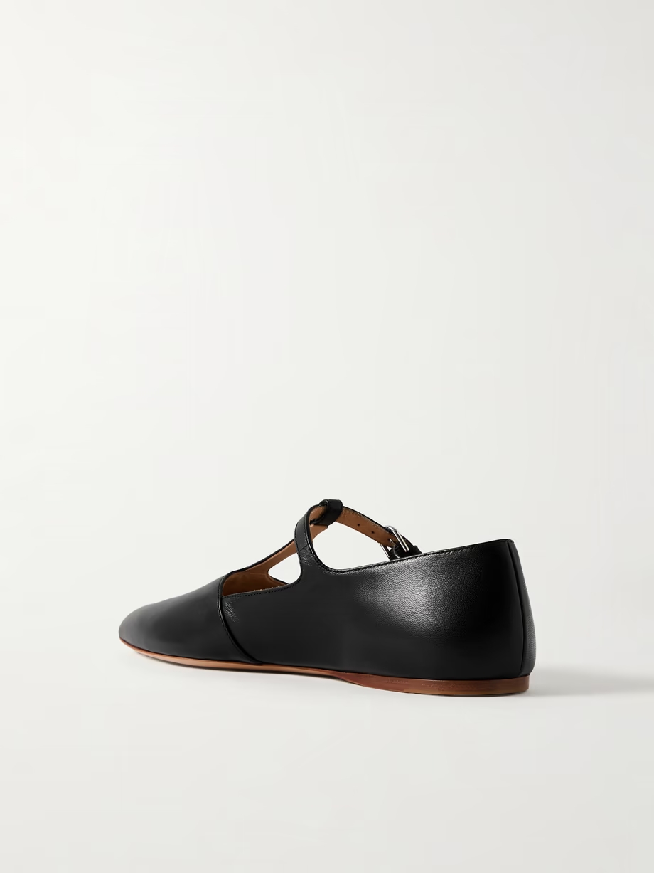 Lola Ballerina leather Mary Jane point-toe flats