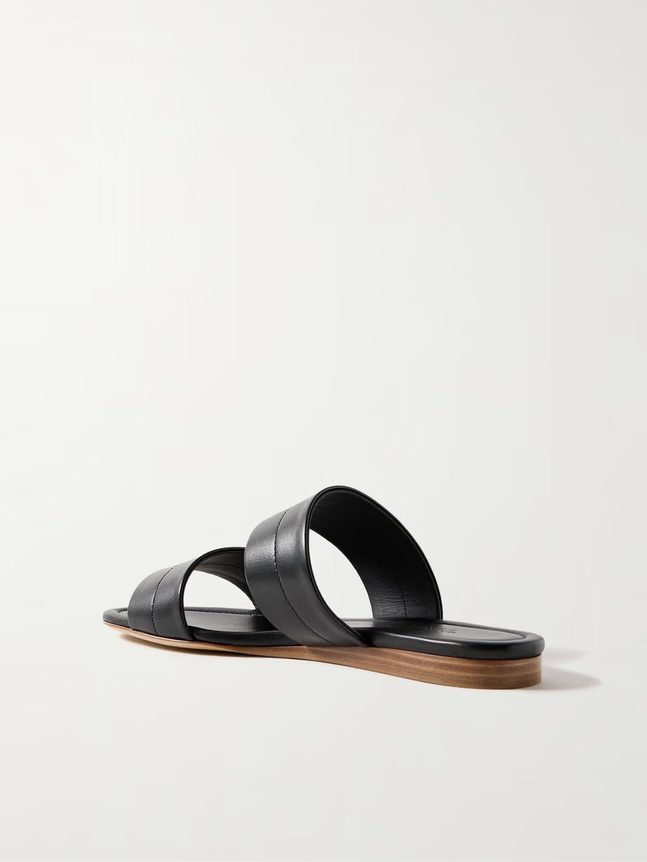 Lora leather slides