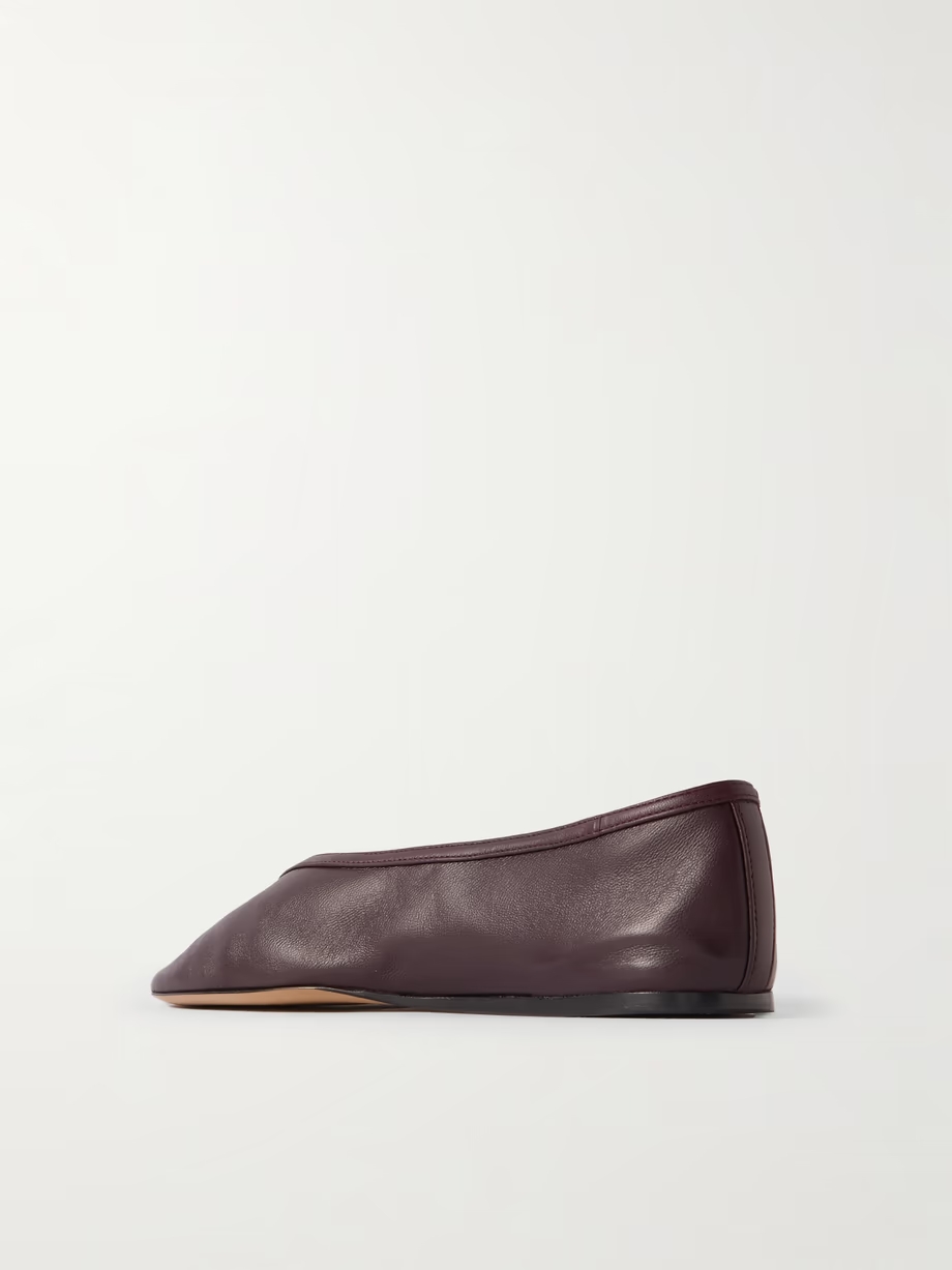 Luna leather ballet flats