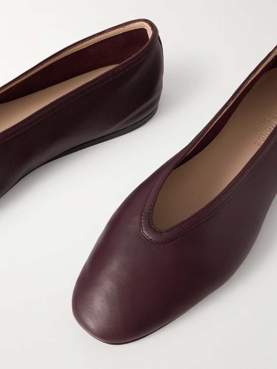 Luna leather ballet flats