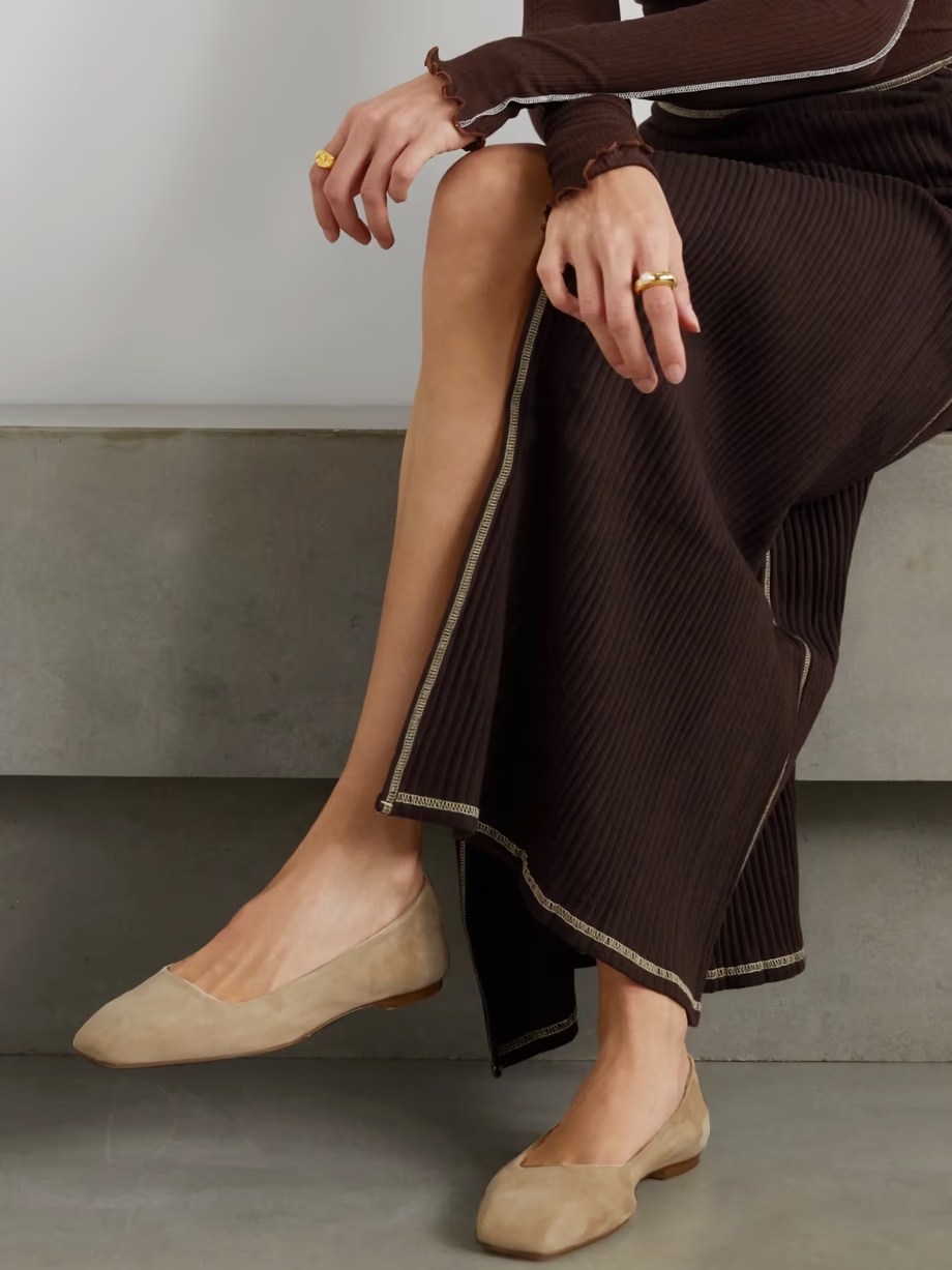 Ida suede ballet flats