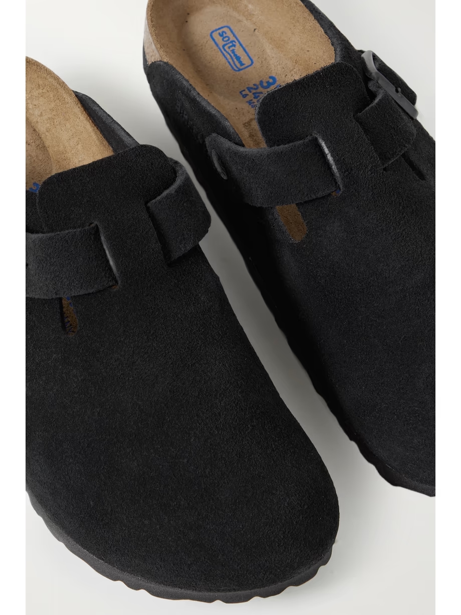 Boston suede clogs