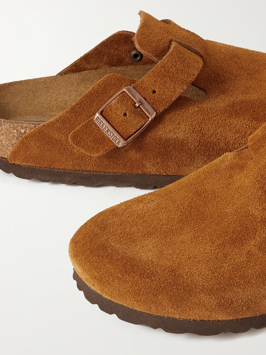 Boston suede clogs