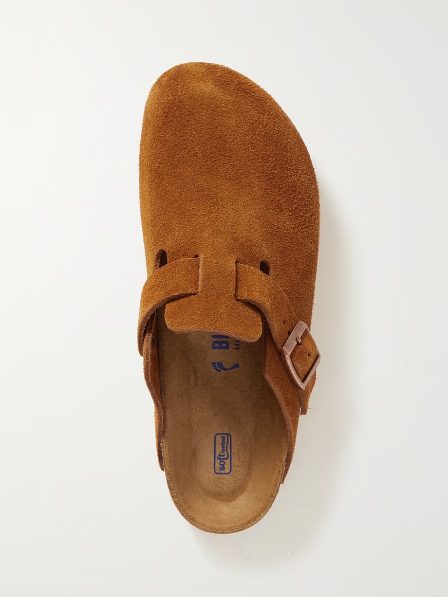 Boston suede clogs