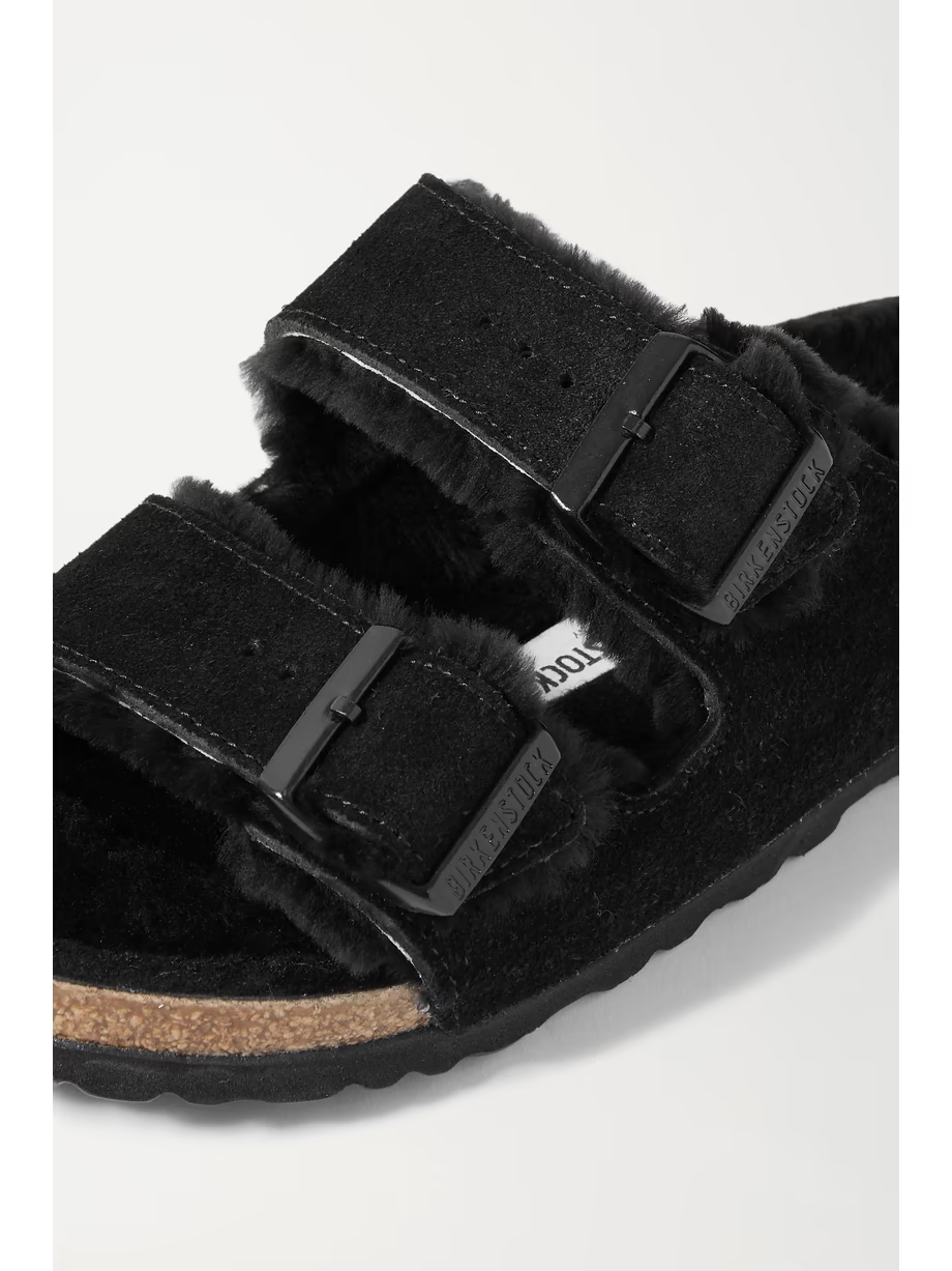 Arizona shearling-lined suede sandals