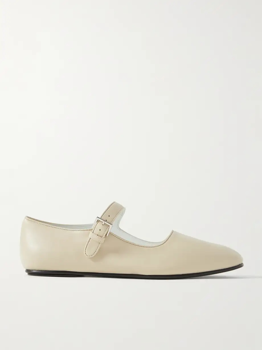 Ava leather Mary Jane ballet flats