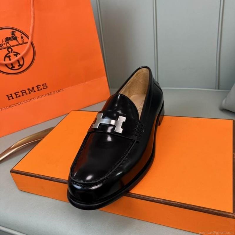 Hermes Men Leather 1219 Hermes sz38-45 2C n0910