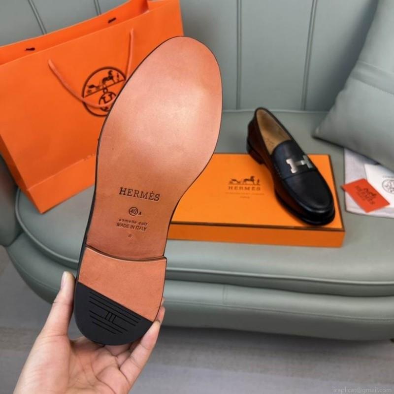 Hermes Men Leather 1219 Hermes sz38-45 2C n0909